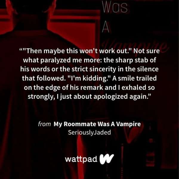 My Roommate Was A Vampire – Part&nbsp;One